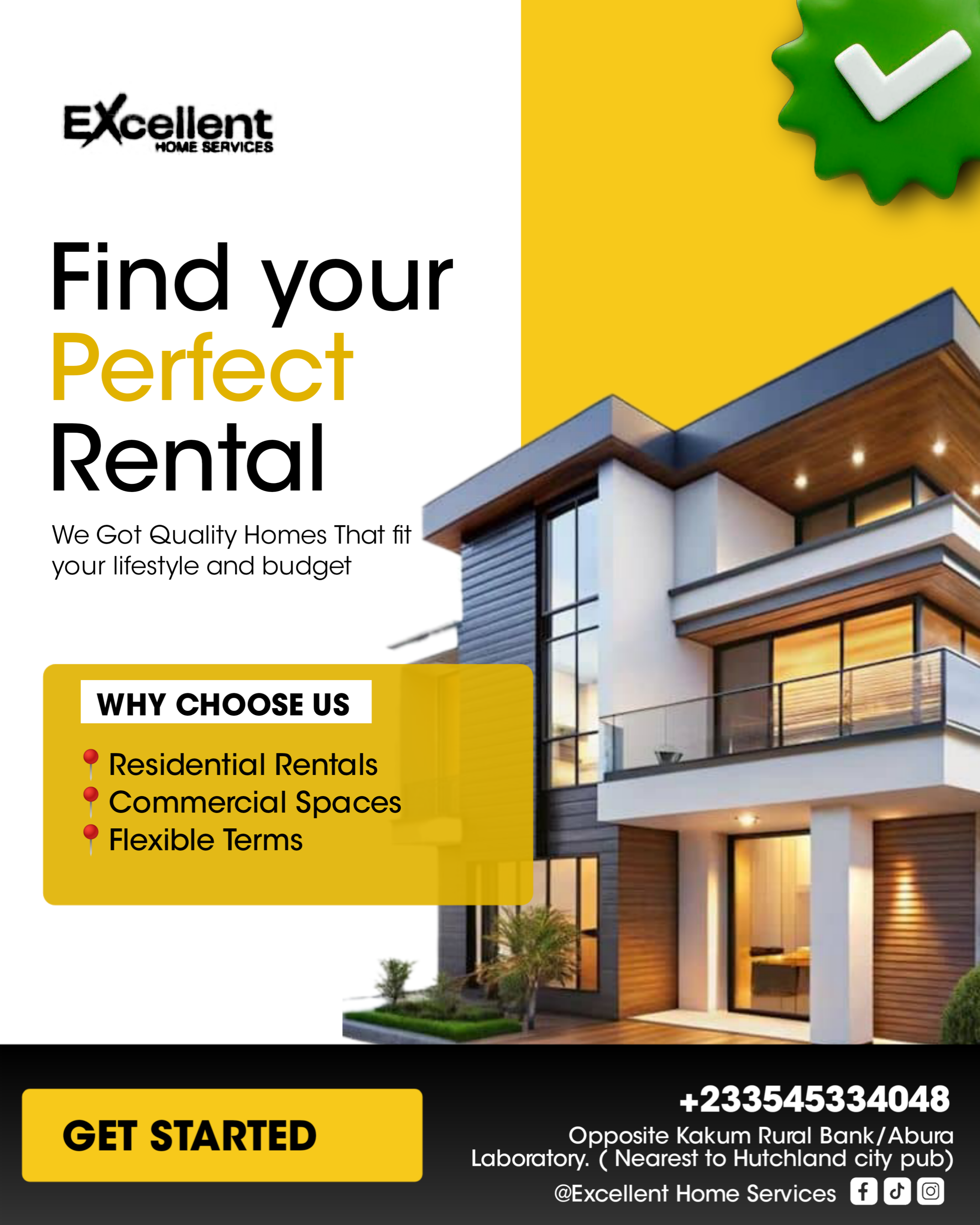 Excellent Home and Services